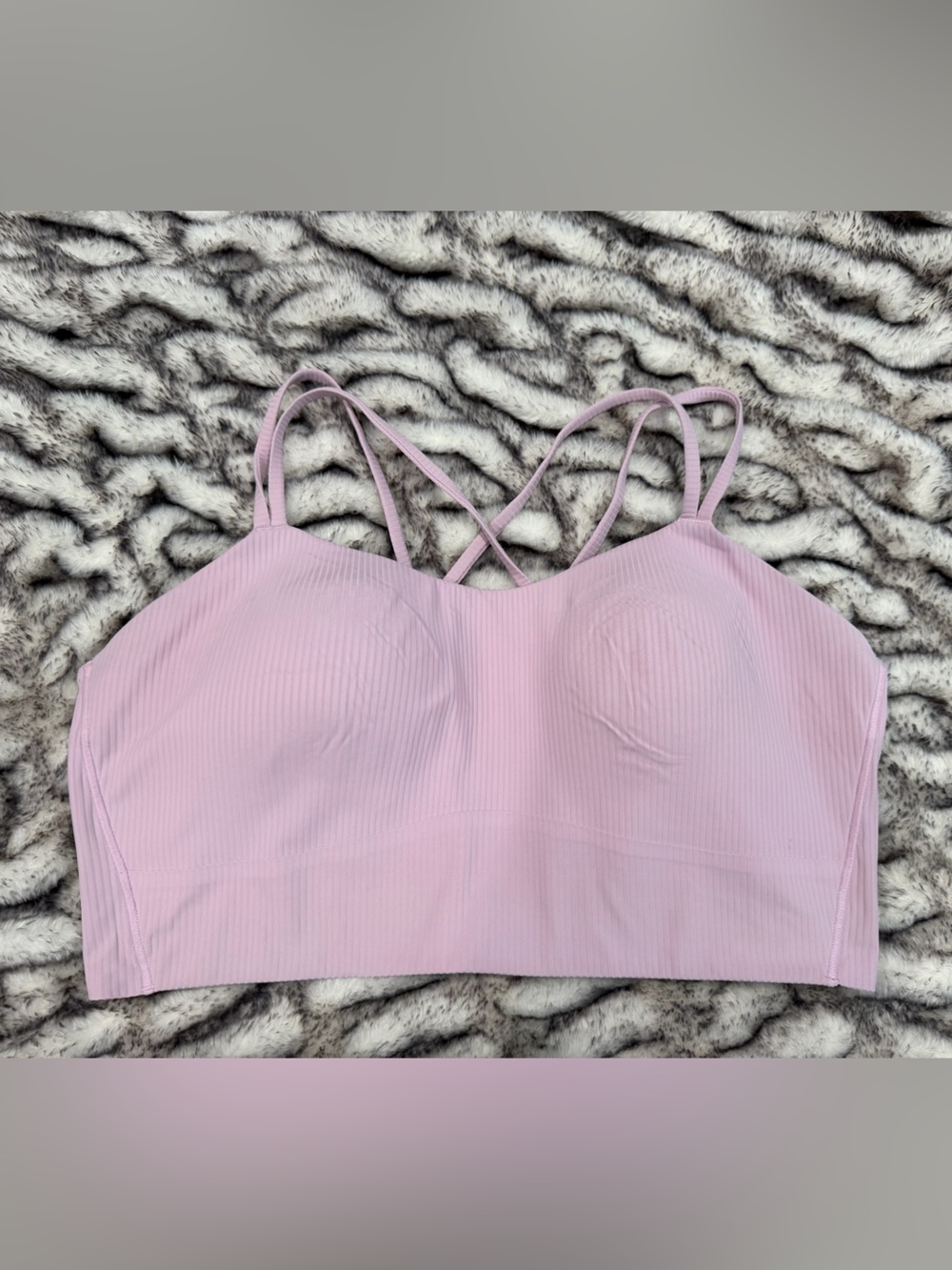 Lululemon Like a Cloud Longline Sports Bra with Strappy Back